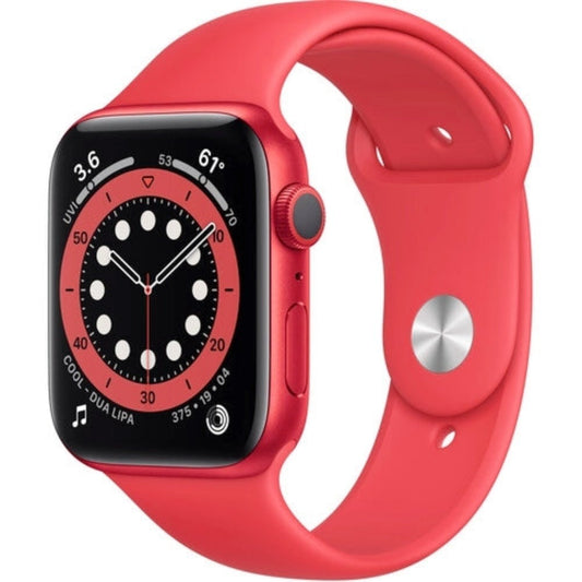 Apple Watch Series 6 (Aluminum, GPS + LTE, 44 mm) - RED with a Red Sport Band