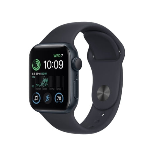 Apple Watch SE 2nd Gen (GPS, 40 mm) - Midnight with a Midnight Sport Band (S/M)
