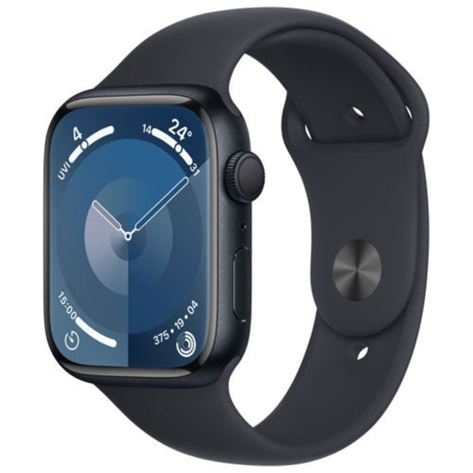 Apple Watch Series 9 (Aluminum, GPS, 45 mm) - Midnight AI Case with Midnight Sport Band (M/L)