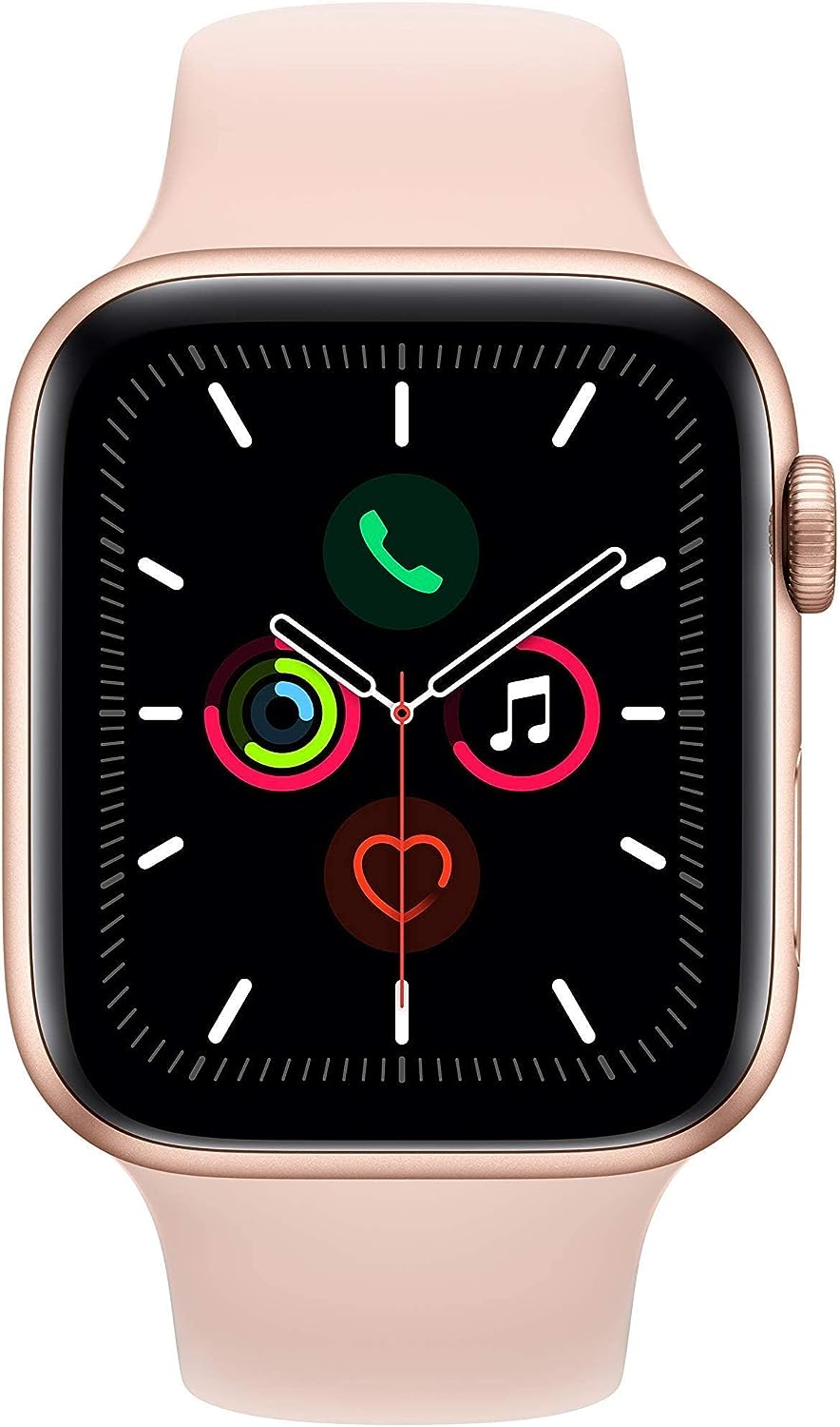Apple Watch Series 5 (GPS) avec boîtier de 40 mm en aluminium doré et bracelet sport / Rose Gold